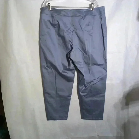 Pendleton Woolen Mills Ladies Pants Slacks gray/blue sz 16 98% cotton - Picture 2 of 4